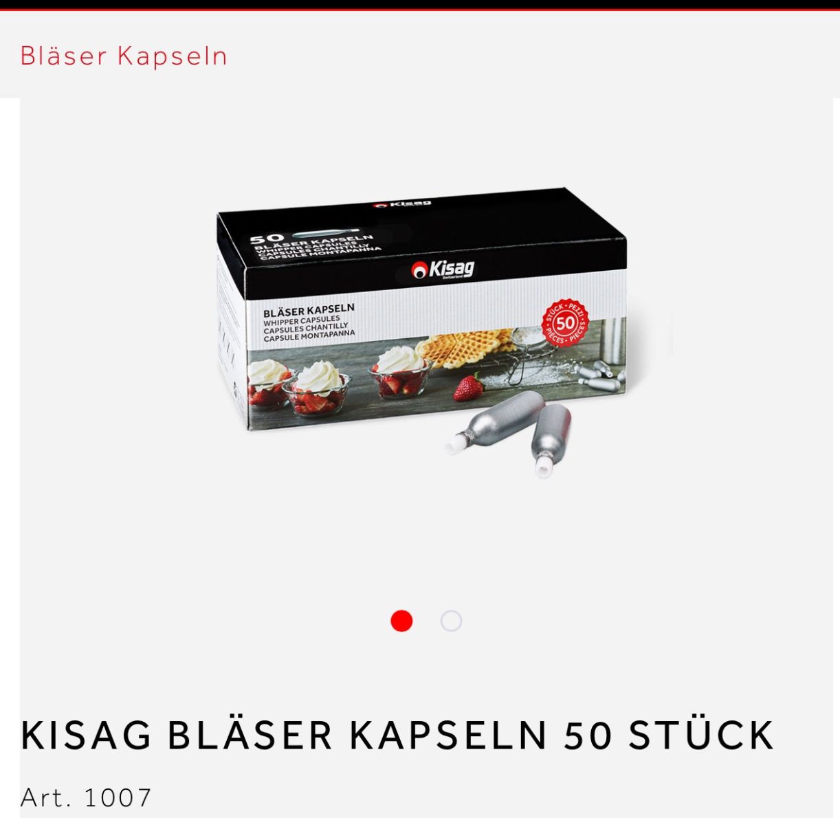 Cucine complete: Kiss professionell whipper neu – Nuovo e nell'imballaggio originale da Oberarth venduto da pal_7lvd 3