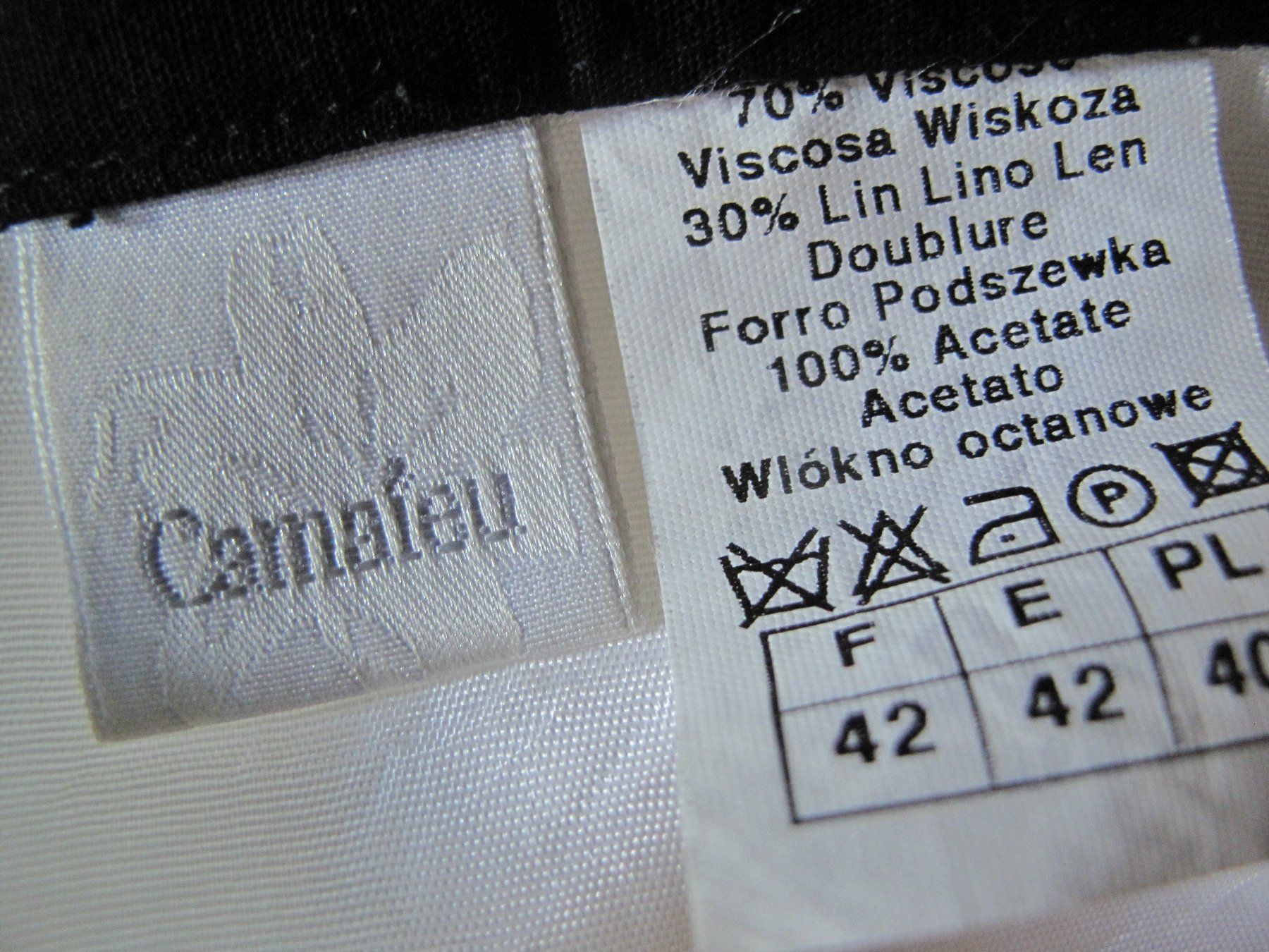 Gonne: Camaieu  Jupe  mit Leinen Gr.42 – Usato da glarus venduto da Engel_888 4