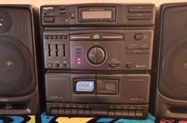 Sanyo DC-D5u Mini Component System Retro 1980’s