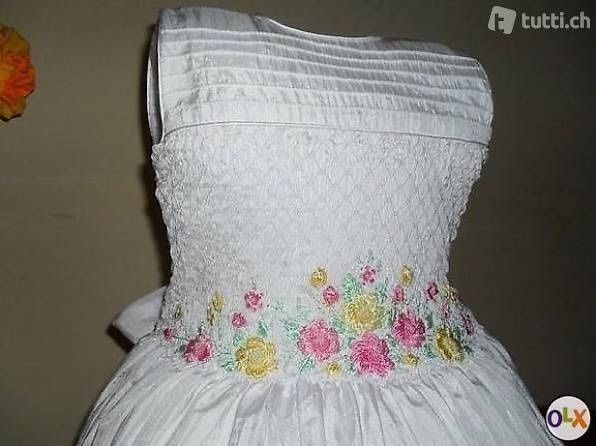 Vestiti & Gonne: Taft Festliche Blumenmädchen Party Kleid – Nuovo e nell'imballaggio originale da Uster venduto da BellaBimbaQ 1