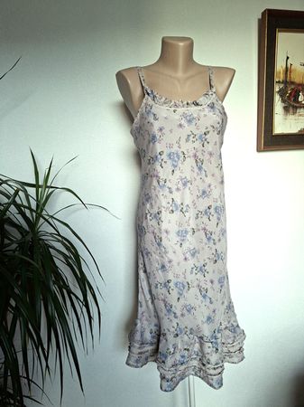 Superbe Robe NILE – Soie- Imprimé floral – Taille S