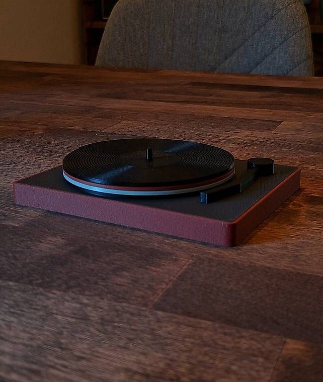 Untersetzer: Schallplatten Untersetzer Set - Retro Style Design – Gebraucht aus Sempach Station von bed_btn5 2
