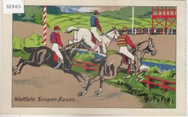 Waffeln Singer Basel - Sprinreiten - Litho