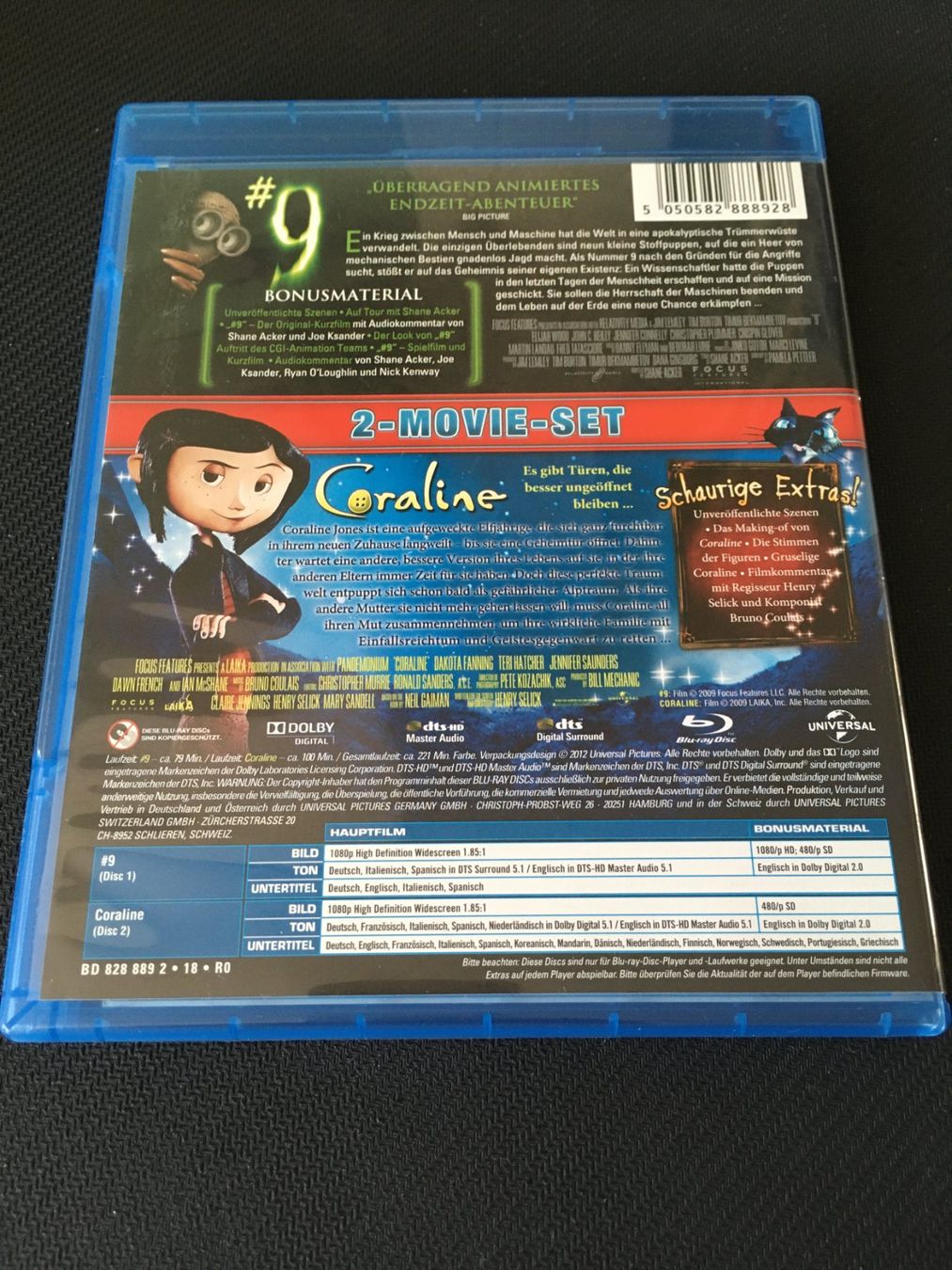 Tutti i DVDs: Coraline / #9 [Blu-ray] – Usato da St.Gallen venduto da MedienJoe 1