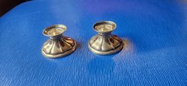 2 antike Silber 830 kleine hübsche Kerzenständer  22 gr.