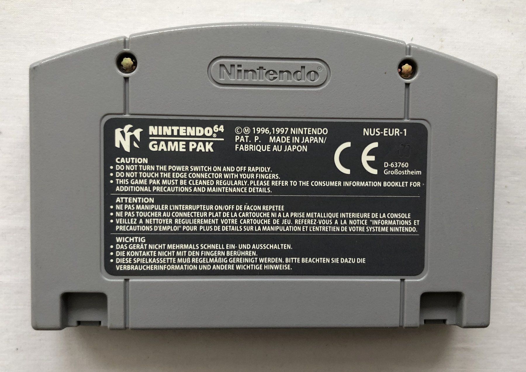 Nintendo Spiele: Nintendo 64 - Pokémon Snap – Gebraucht aus Schaffhausen von durruti 1