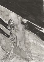 Zeichnung: Shadow in the street