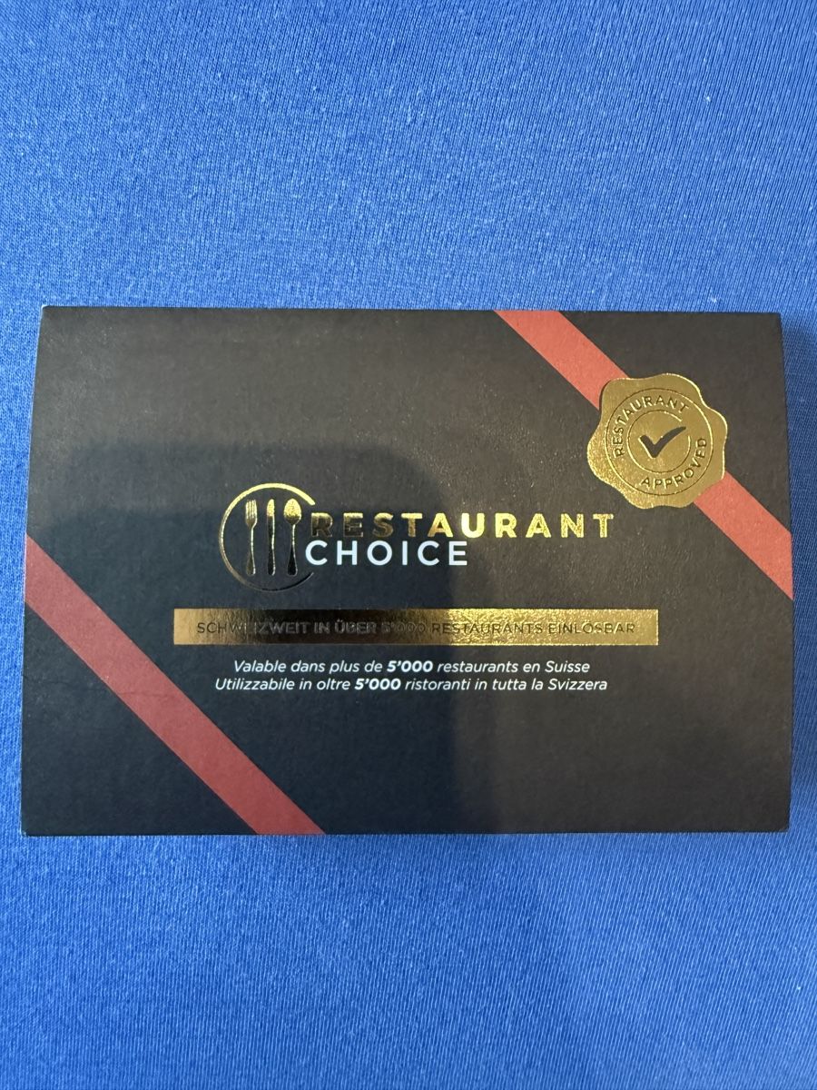 Cartoline: Restaurant Choice Karte 250.- – Nuovo e nell'imballaggio originale da Uster venduto da yan_bd8l 1