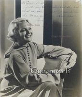 Minna Gombell (1892-1973) Schauspielerin - Autogramm