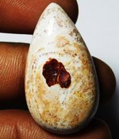 Cabochon L-4715 – Mexikanischer Opal 33x18mm 24 Karat