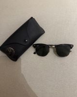 Lunettes de soleil Ray-Ban Clubmaster noir avec étui