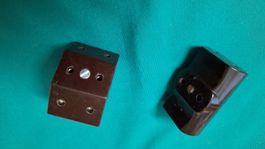 2 Vintage Doppelstecker ,2er und 3er Bakelit