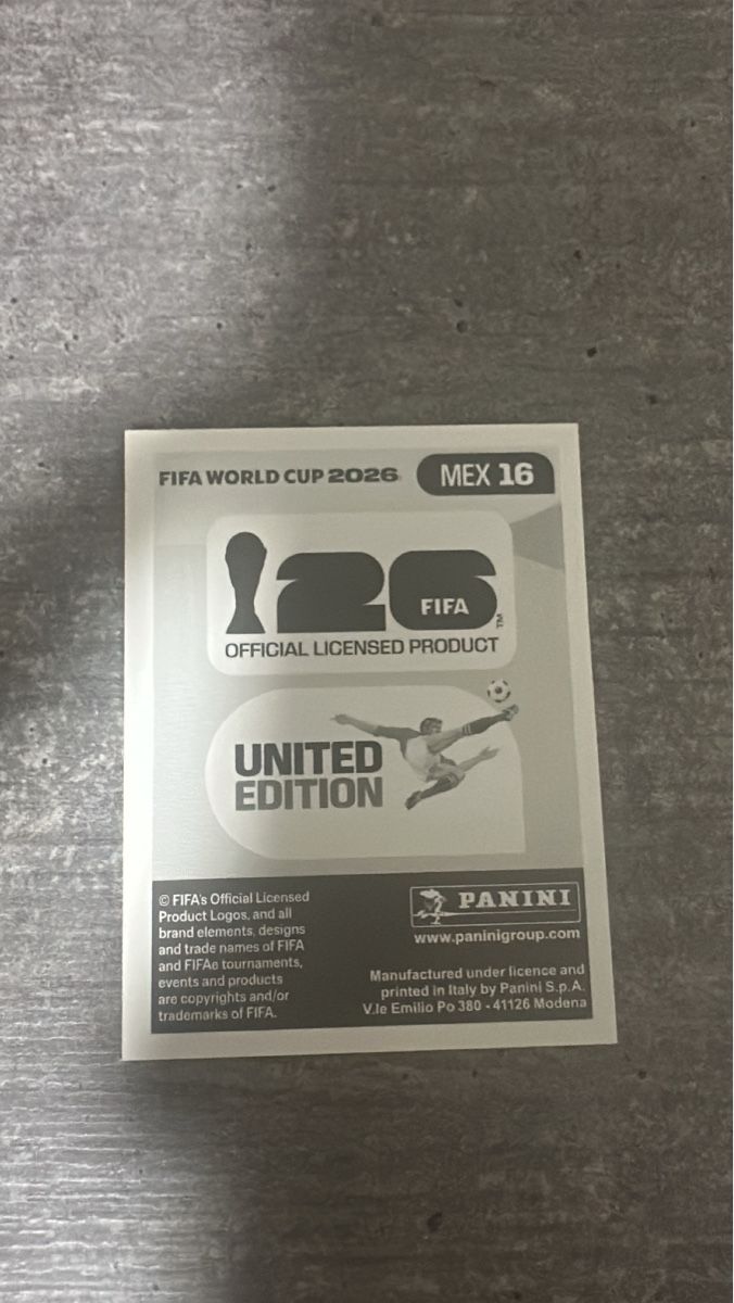 Panini Carte collezionabili: MEX 16 , FIFA WORLD CUP 2026 PANINI  – Nuovo (secondo la descrizione) da Frauenfeld venduto da 1PegPeg1 1