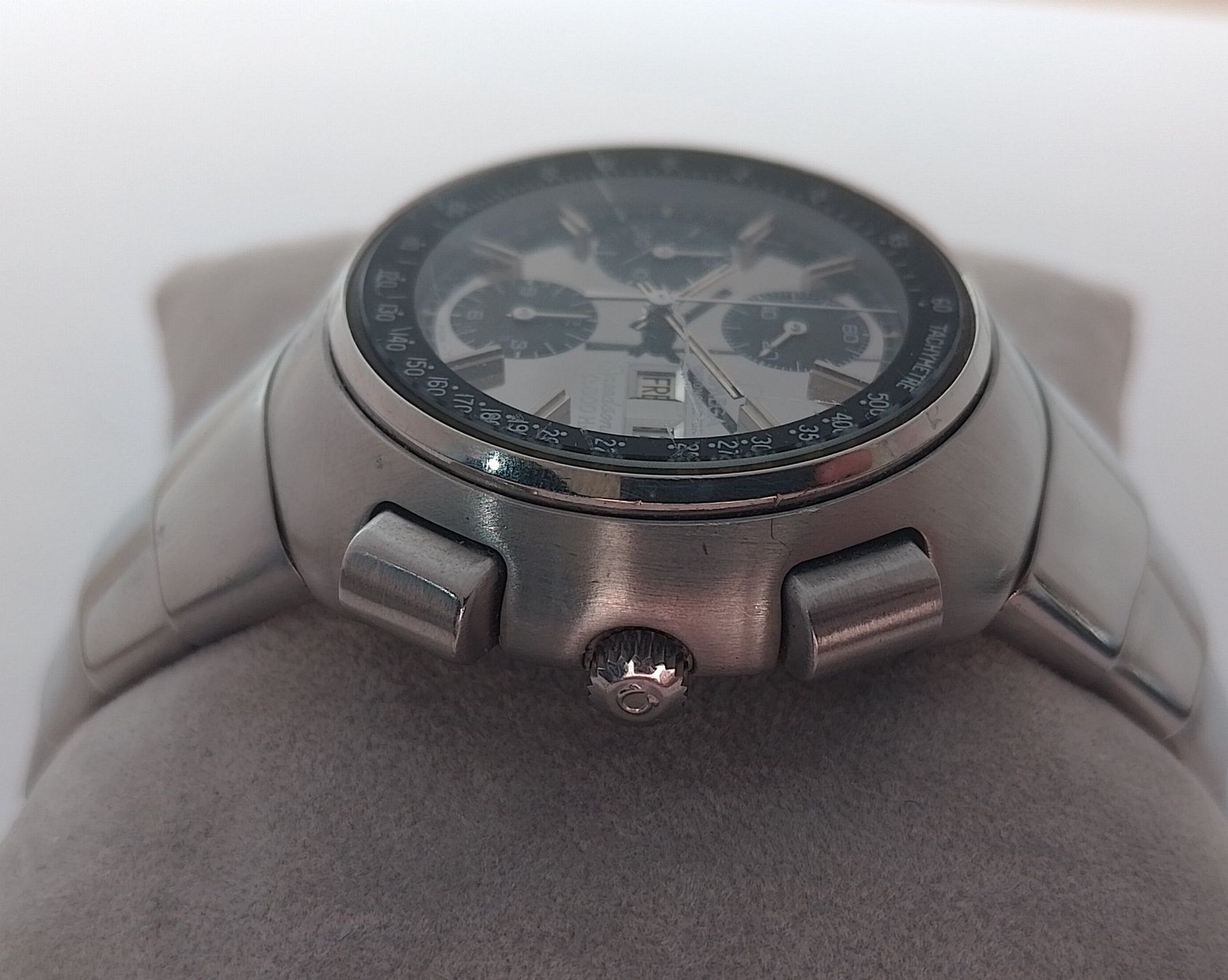 Omega Orologi: Omega Speedsonic "Lobster" mirrow dial (Ref: 188.0001) – Usato da Basel venduto da Givens_Watches 4