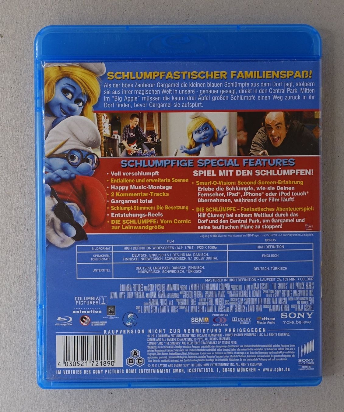 Tutti i DVDs: Die Schlümpfe – Usato da Sessa venduto da fraenklishop 1