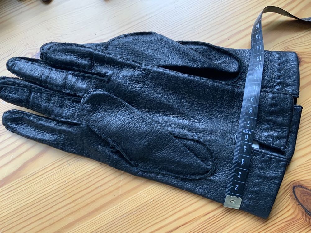 Gants & mitaines : Schwarze Lederhandschuhe Gr. 7,5 Vintage Winter – D'occasion à Zürich par MeineBilderkiste 1
