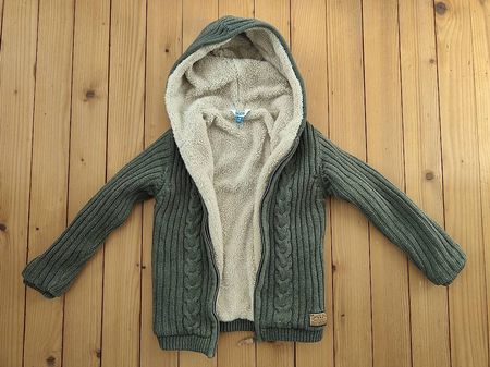 Hoodie Jacke gefüttert Gr.116