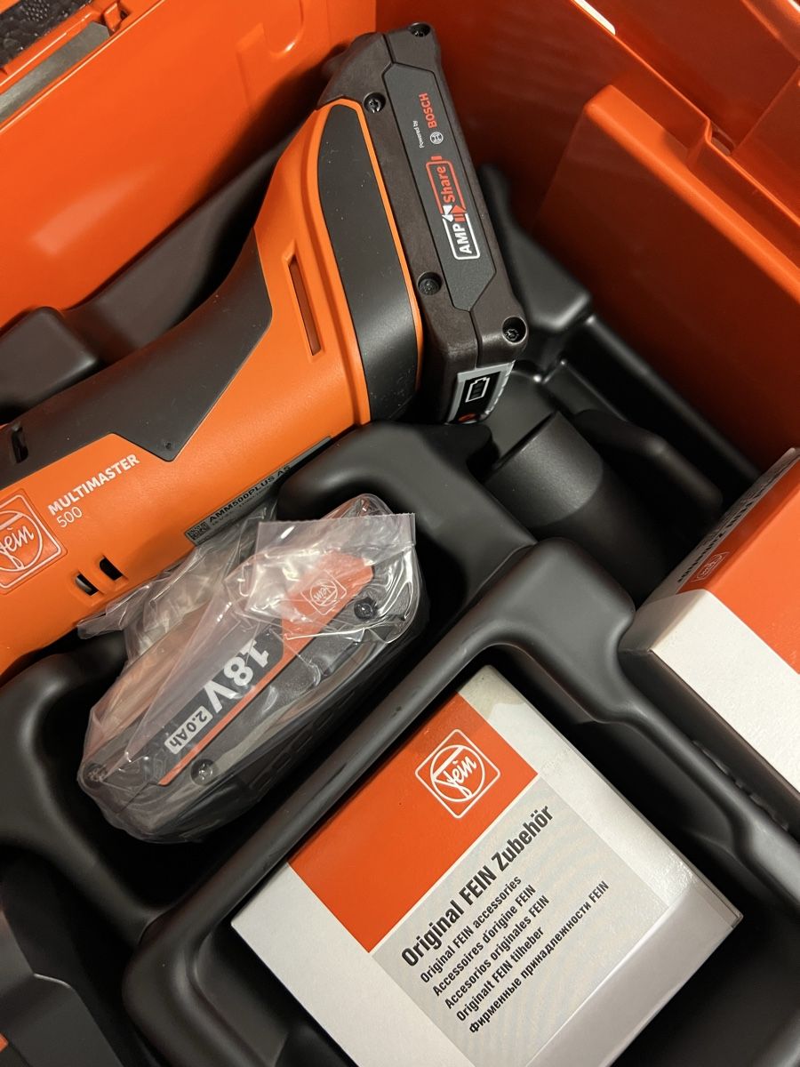 Fein Alle Werkzeuge: Fein 500 MultiMaster – Neu und originalverpackt aus Holziken von 181281 5