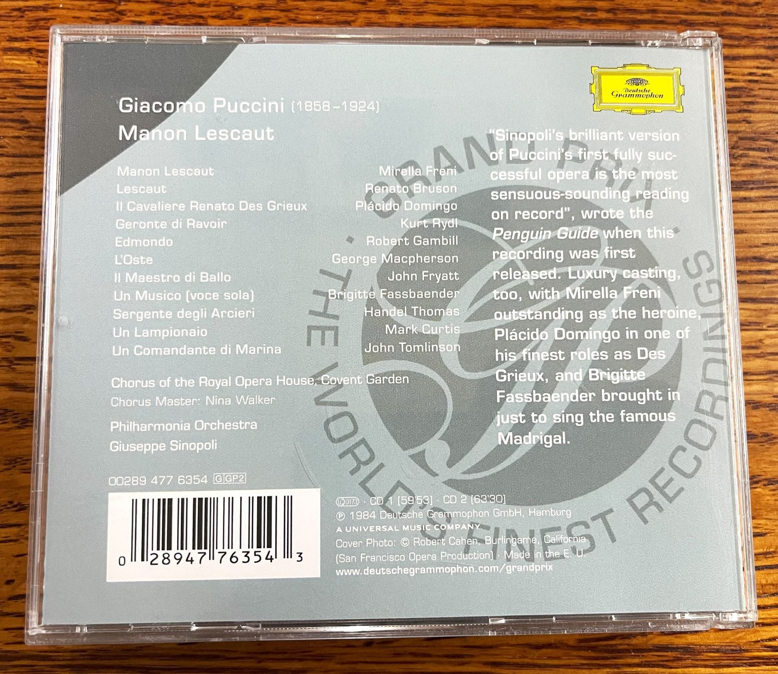 CD: 2CD Box: Giacomo Puccini - Manon Lescaut – Usato da Oftringen venduto da Vucki 2