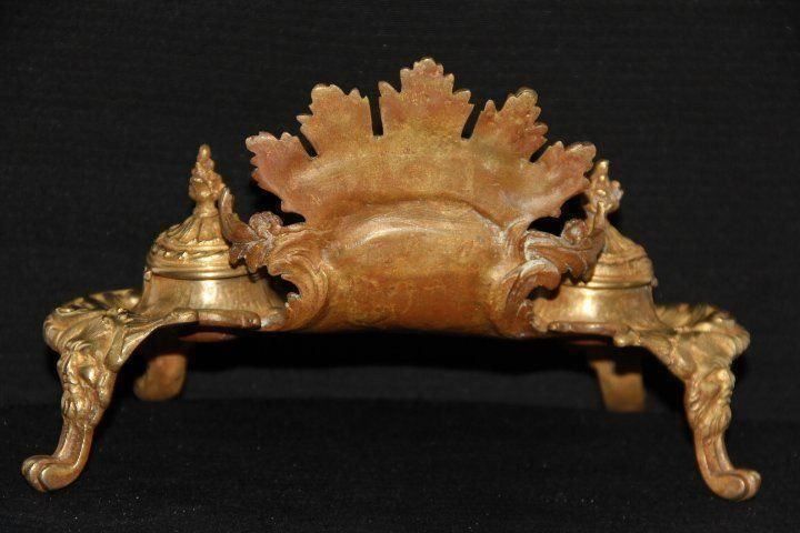 Cassapanche: Ancien encrier en bronze . – Usato da Praz (Vully) venduto da pikuluka1 9