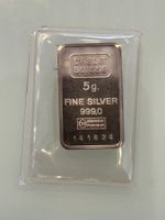 5 gramm silber barren