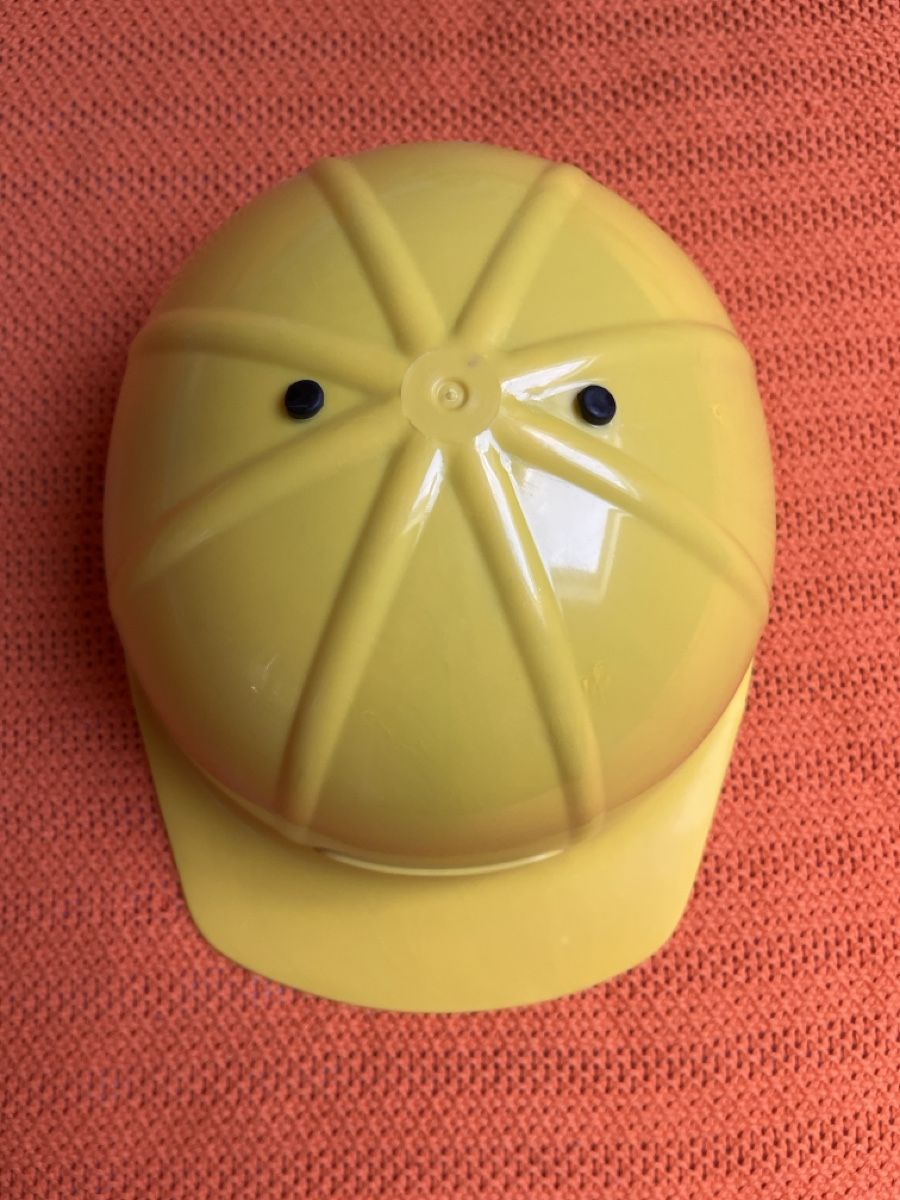 Protezione per viso e udito: Gelber Kinder-Baustellenhelm Eberhard Corvus Spielzeug Helm – Usato da Kaisten venduto da saleforfun 3