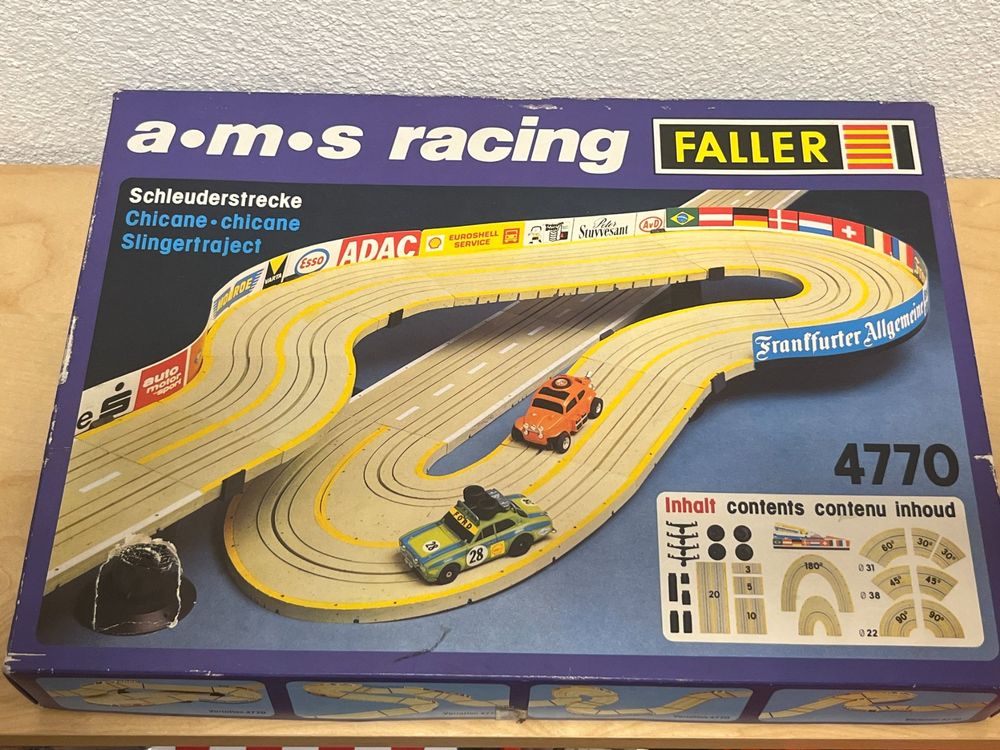 RARE ? FALLER AMS - SLOT CAR - CAMION Truck - A REPARER