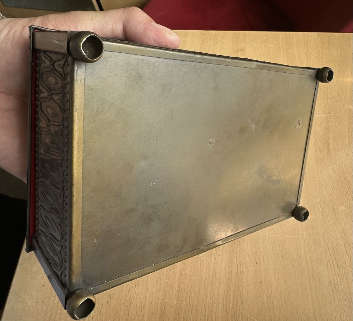 Barattoli: Antike Schatulle mit Relief - Einzigartiges Design – Usato da Zürich venduto da c_d_r 4