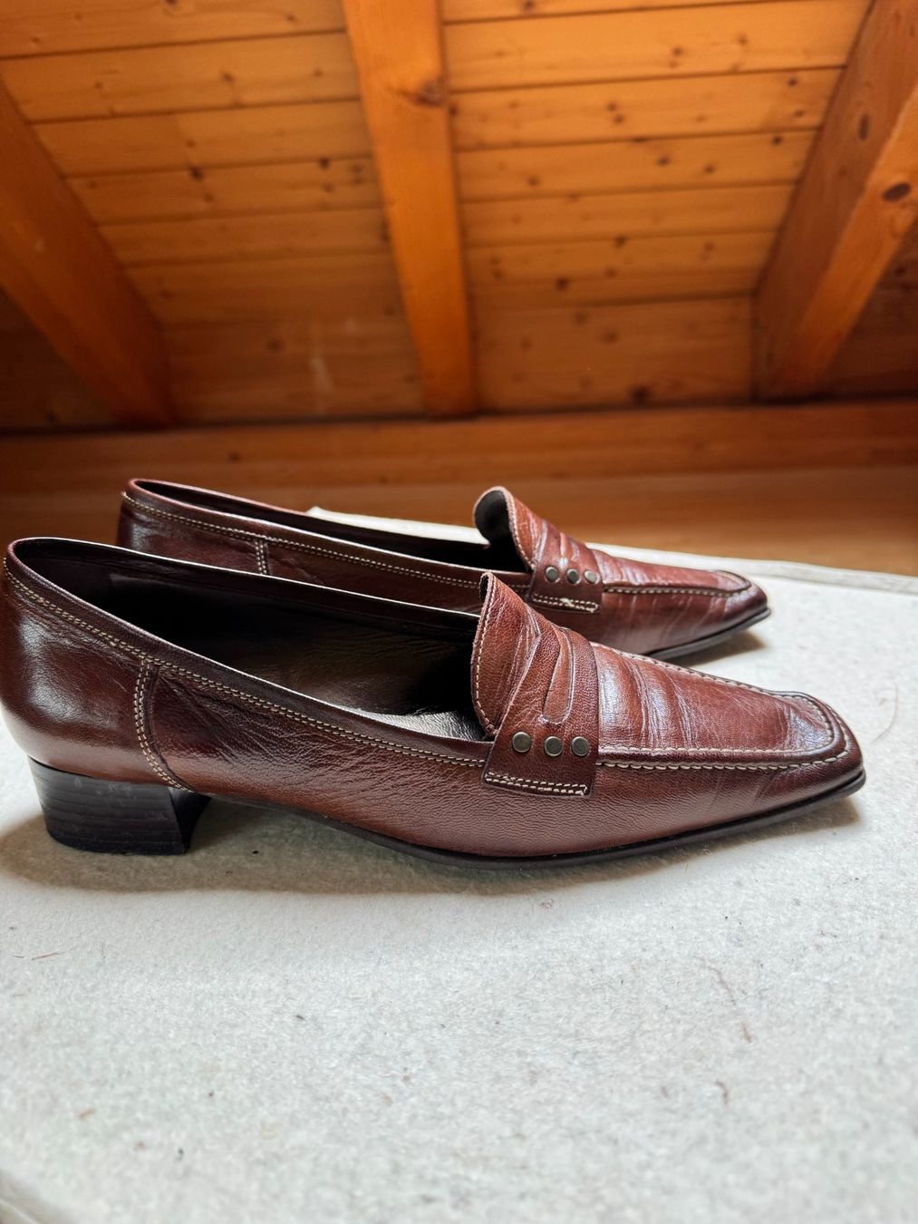 Navyboot Scarpe da donna: Braune Navyboot Lederschuhe – Nuovo (secondo la descrizione) da Stäfa venduto da Mofi8712 2