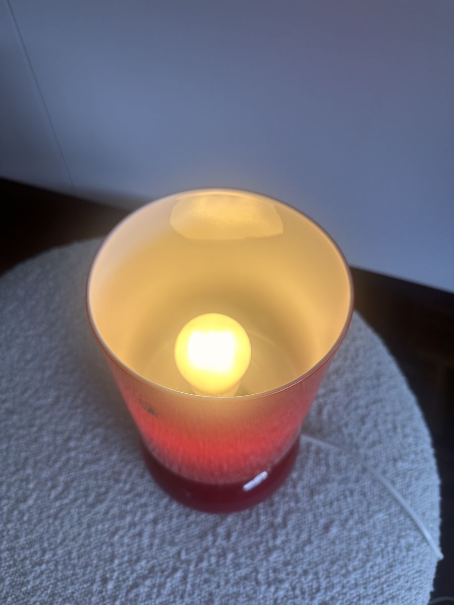 Ikea Lampade: Vintage Rote Ikea Lykta Lampe – Usato da Baden venduto da Marytumby 4