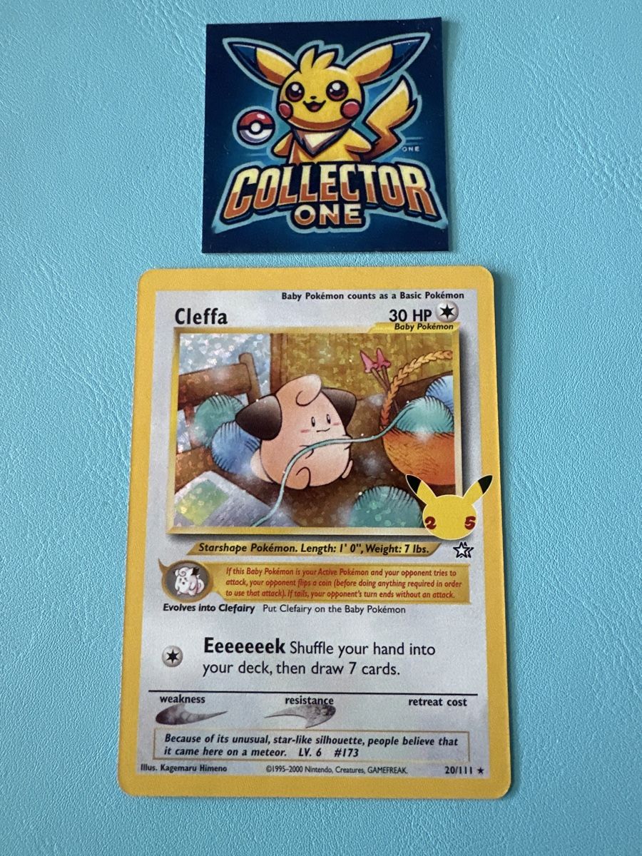 Pokémon Carte collezionabili: Pokemon Cleffa Celebrations Rare 2021 Holo – Nuovo (secondo la descrizione) da Lommiswil venduto da CollectorOne