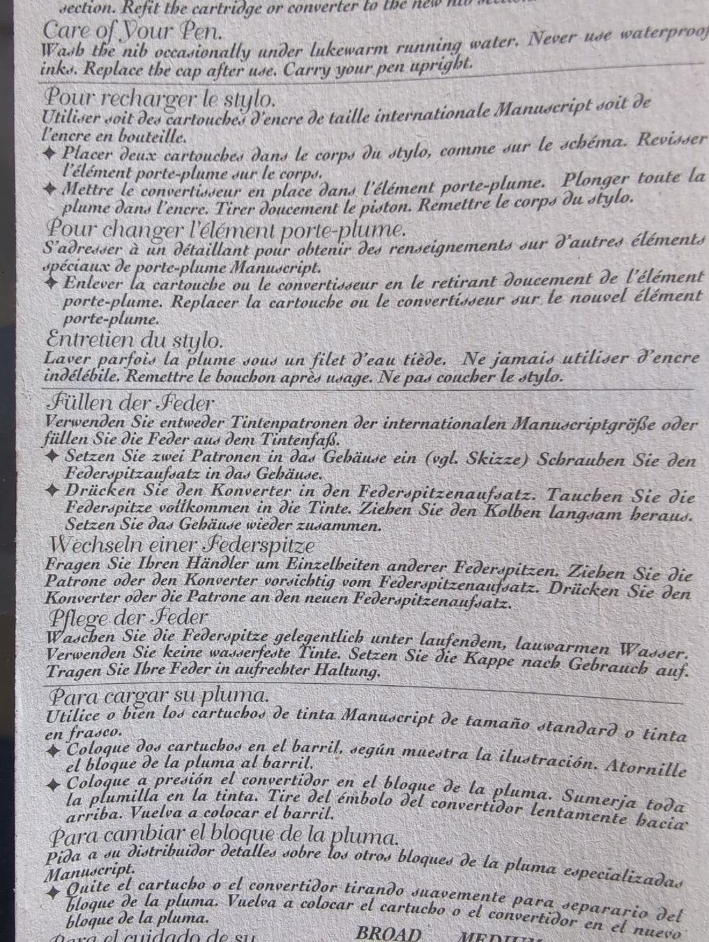 Altro in Scrittura & Disegno: Starter Set Manuscript Füller  – Nuovo e nell'imballaggio originale da Bern venduto da berneroberlaenderin 1