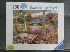 Cosy Front Porch Ravensburger-Puzzle 750 Teile (Grosse T.)