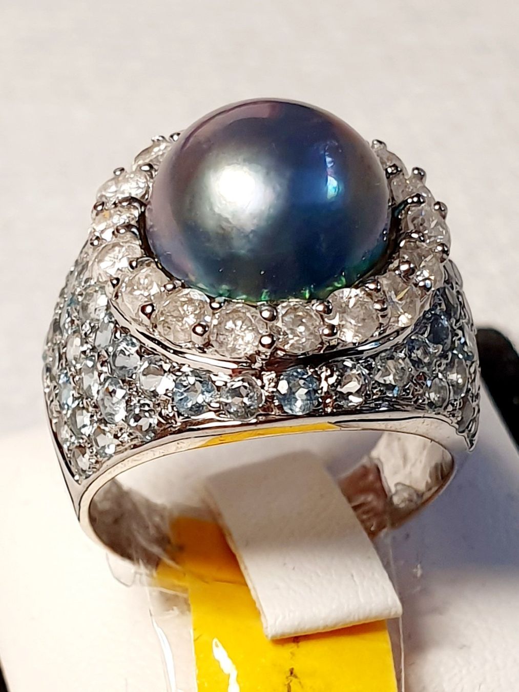 Anelli: Blauperle Ring Diamanten Aquamarine – Nuovo (secondo la descrizione) da Zürich venduto da Benedikt21