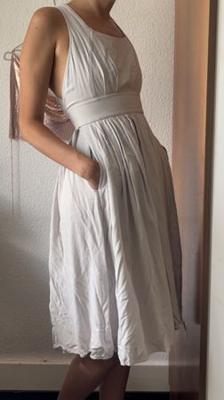 ALLES MUSS WEG! Summer Dress, Light Grey, XS, open back