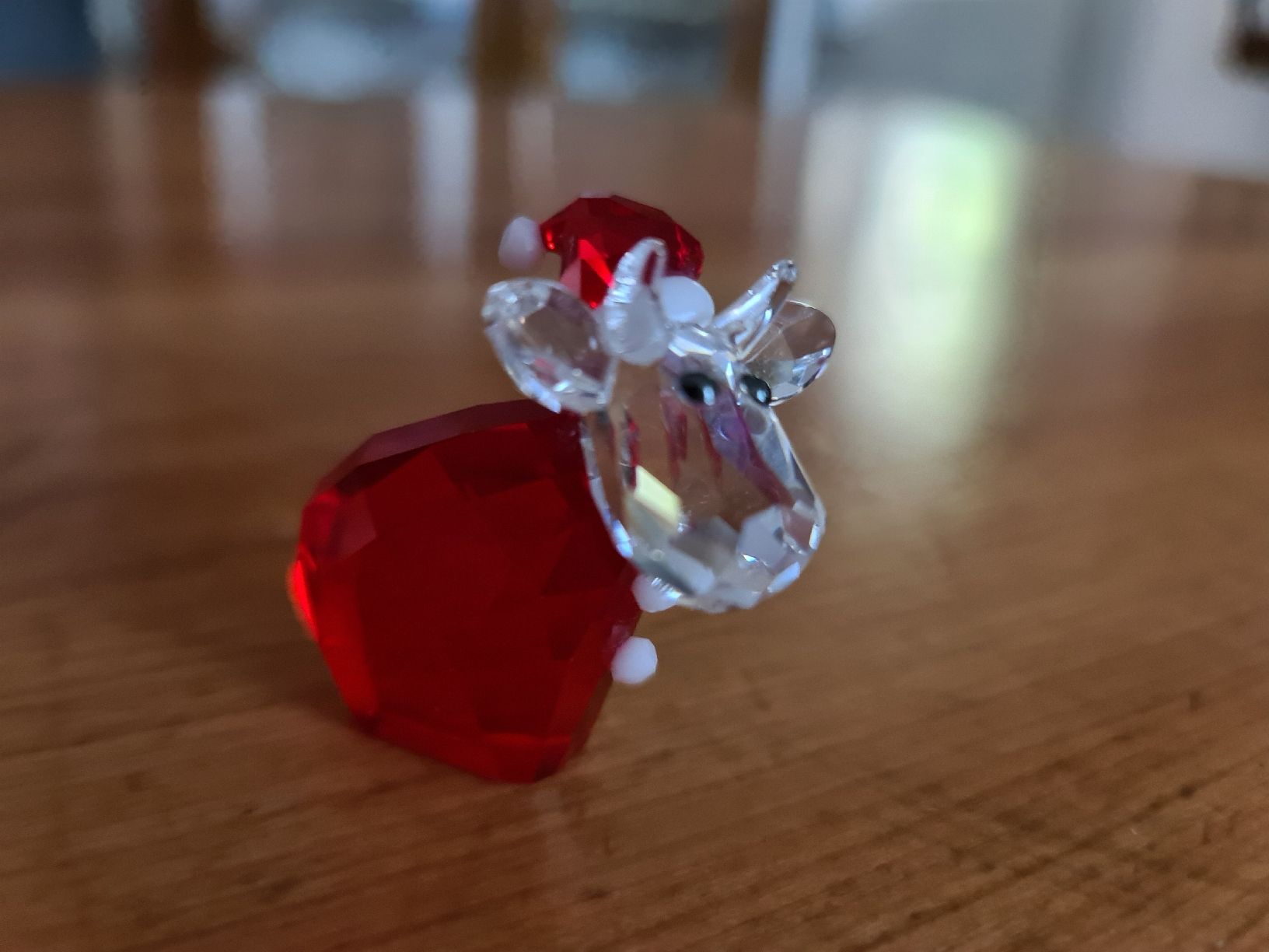 Swarovski Statuette: Swarovski Figur Santa Mo – Usato da henau venduto da Rockj