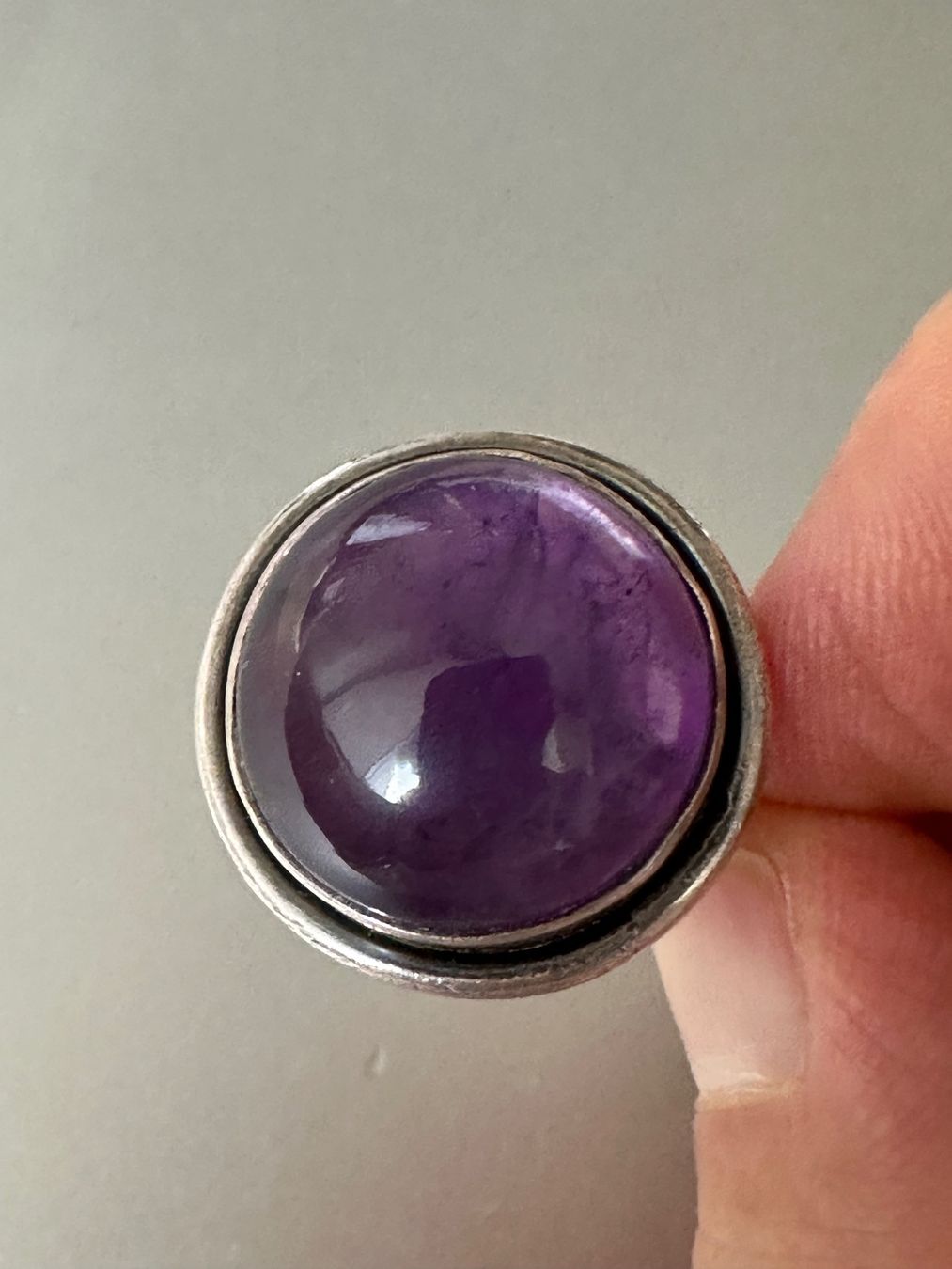 Ringe: Vintage 925 Silber Ring mit Amethyst : 52 – Gebraucht aus Onex von Antiqueshow 2