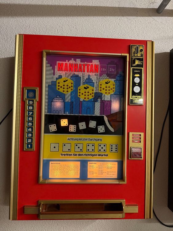 Manhattan Spielautomat Dandy Würfelspiel, Vintage Rarität! (Gebraucht ...