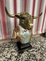 Tolle  Stierkopf-Figur