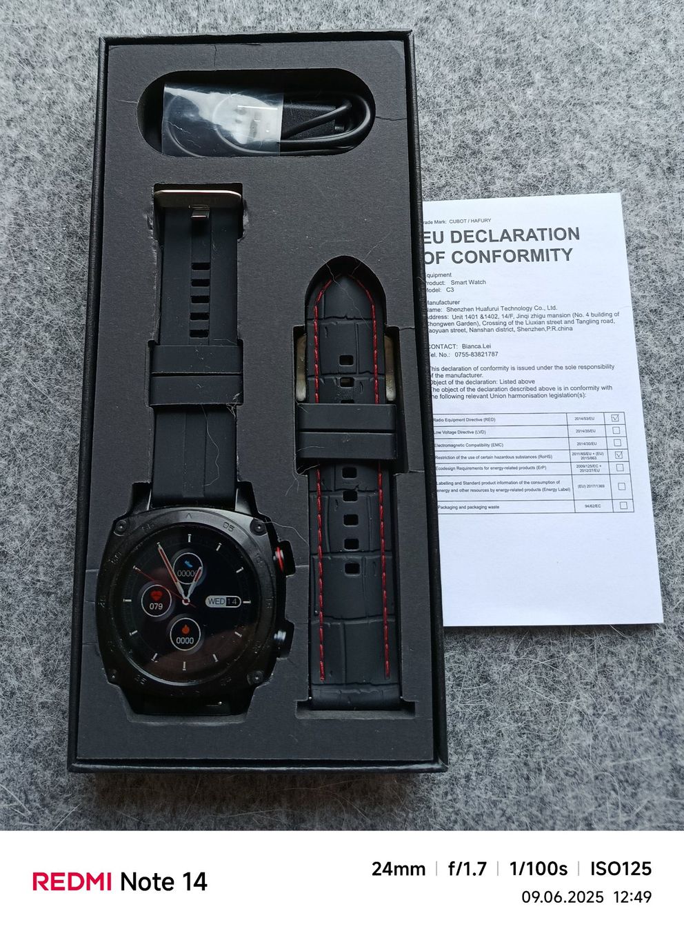 Smart Smartwatch: TOP SMARTWATCH - CUBOT C3 - NEUWERTIG MIT 2 ARMBAENDERN – Gebraucht aus Tobel von fuertinero 2
