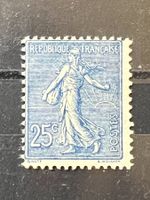 () Semeuse Lignée 25c. bleu 1903 Neuve *