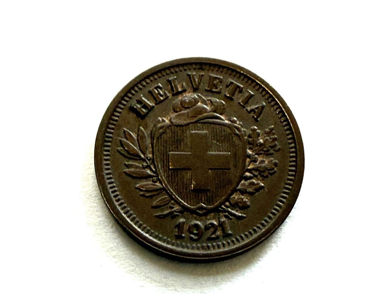 Alle Münzen: 1 Rappen 1921 – Gebraucht aus Saas-Fee von edy_z6q9