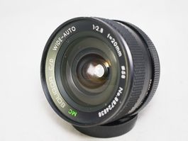 Superwide Soligor C/D Wide Auto MC 20mm f2.8 M42 #h1