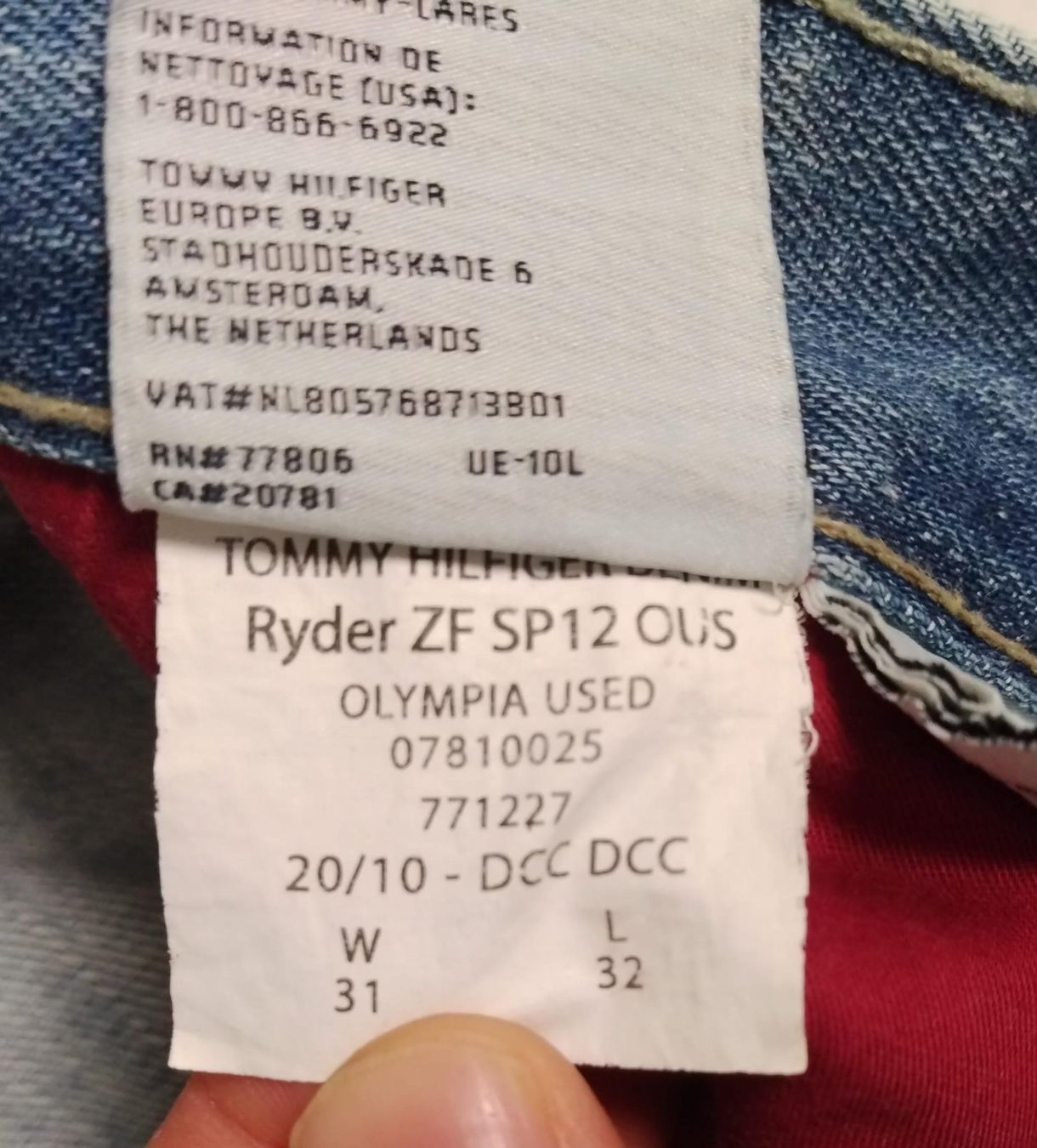 Jeans: Tommy Hilfiger Ryder Jeans 31/32 Neu – Neu (gemäss Beschreibung) aus Küsnacht ZH von awanderer_ 4