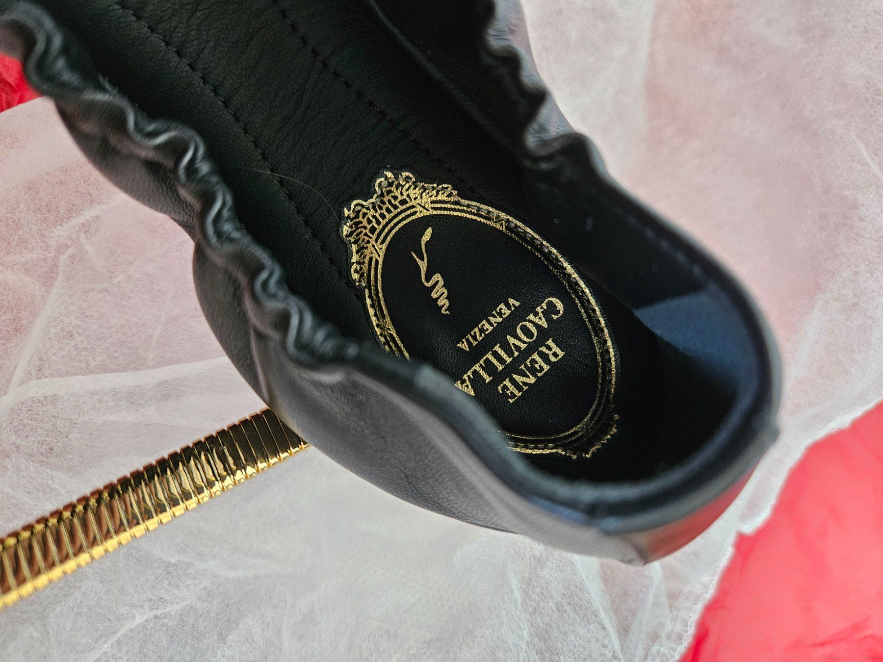 René Caovilla Damenschuhe: Schuhe Rene Caovilla, Leder, neu, schwarz – Neu und originalverpackt aus Zuchwil von ger_ws6t 7