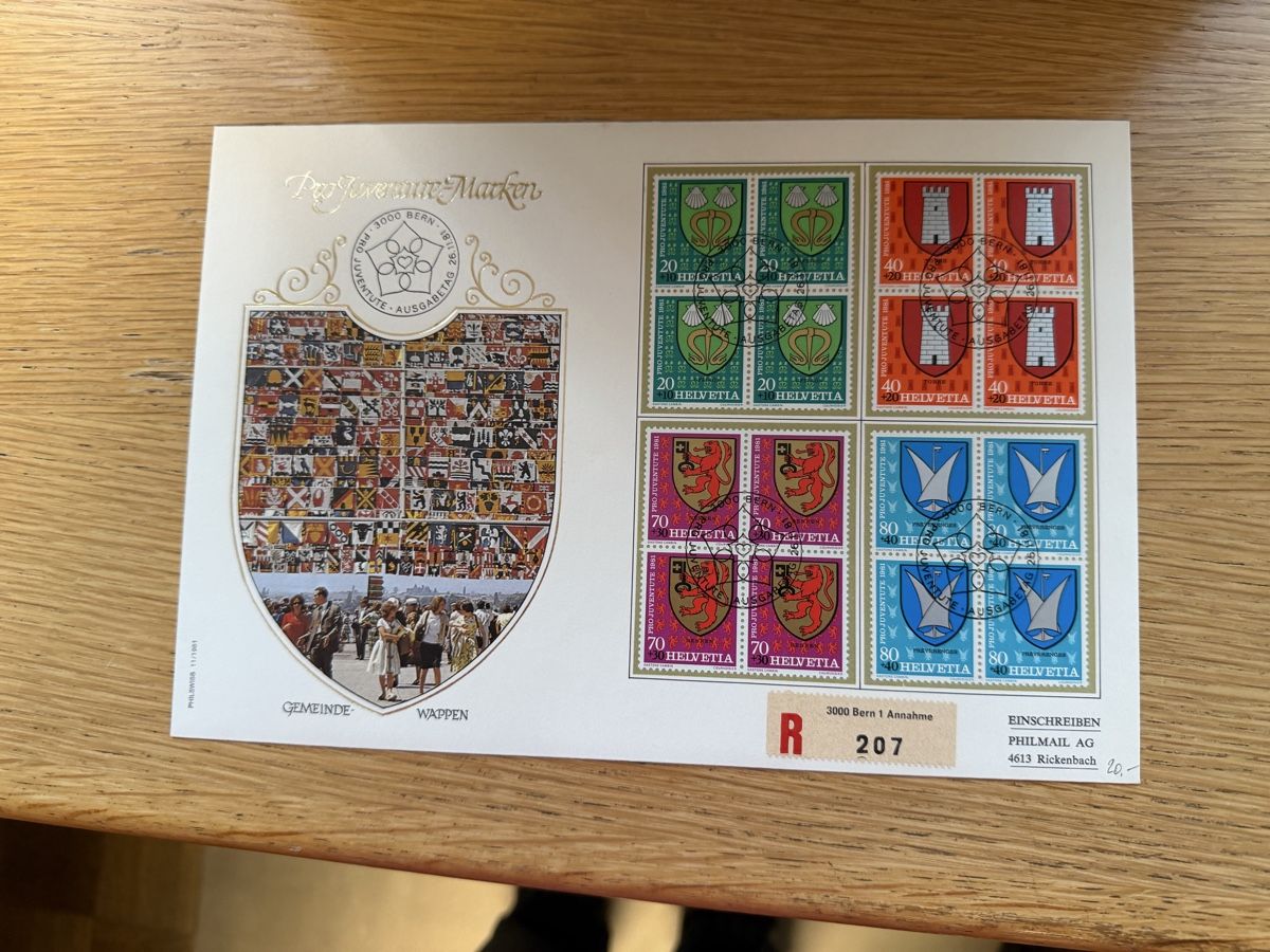 Tutti i francobolli: Luxusbrief FDC Pro Juventute Bern 26.11.1981 – Nuovo (secondo la descrizione) da Murgenthal venduto da Tina_4055
