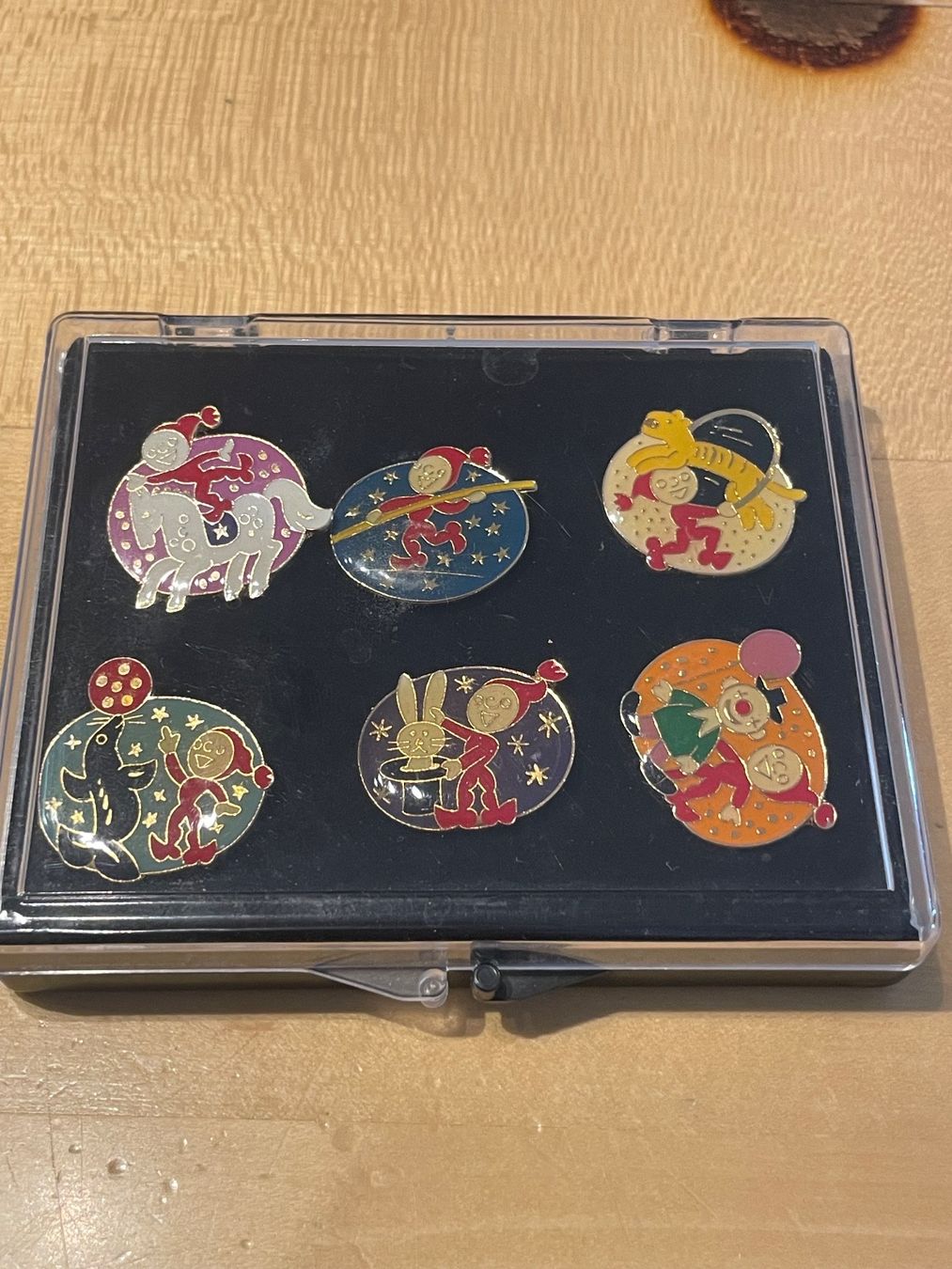 Swiss Placchette & Badge: 6 alte Knorr Pins mit Box – Usato da Niederwangen BE venduto da m_s13
