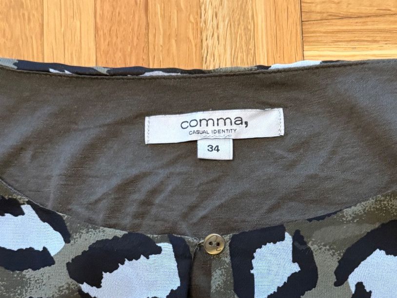 Comma Camicette: Comma Bluse Langarm Grösse 34, gemustert wie neu – Usato da Luzern venduto da Heby8 1