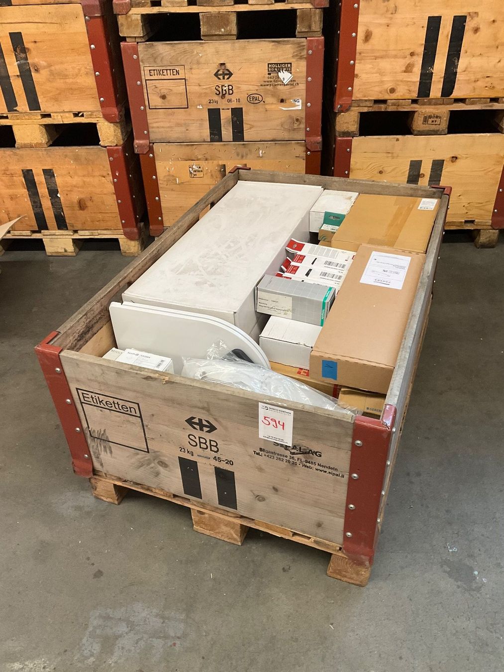 Rubinetteria: 594 Posten diverses Sanitärmaterial – Nuovo (secondo la descrizione) da Derendingen venduto da Meisterstuecke 9