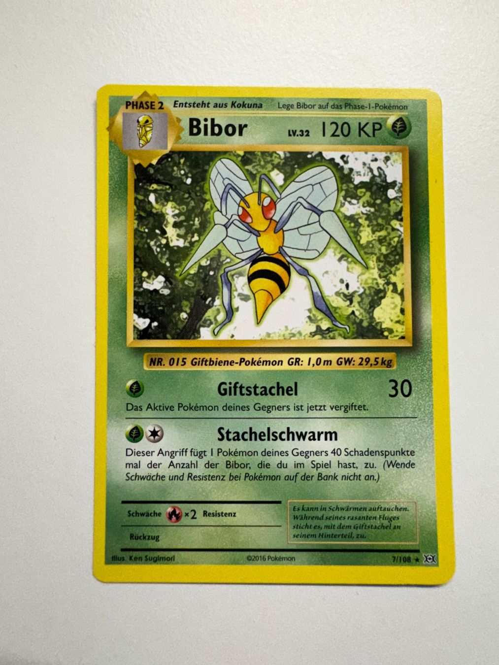 Pokémon Carte collezionabili: Beedrill / Bibor (EVO 7) - Rare - DE – Nuovo (secondo la descrizione) da Gossau ZH venduto da card-art